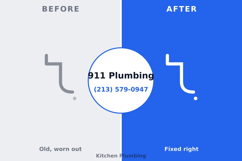 Before and after: plumbing company Clymer, PA